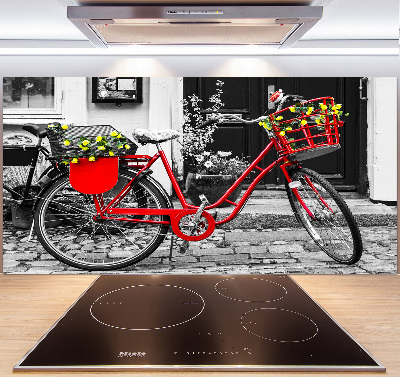 Kitchen splashback City bike