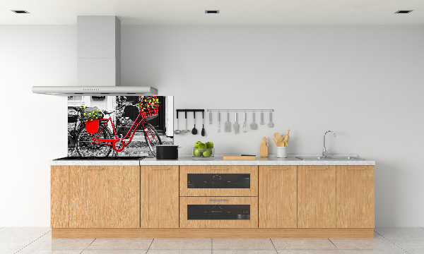 Kitchen splashback City bike