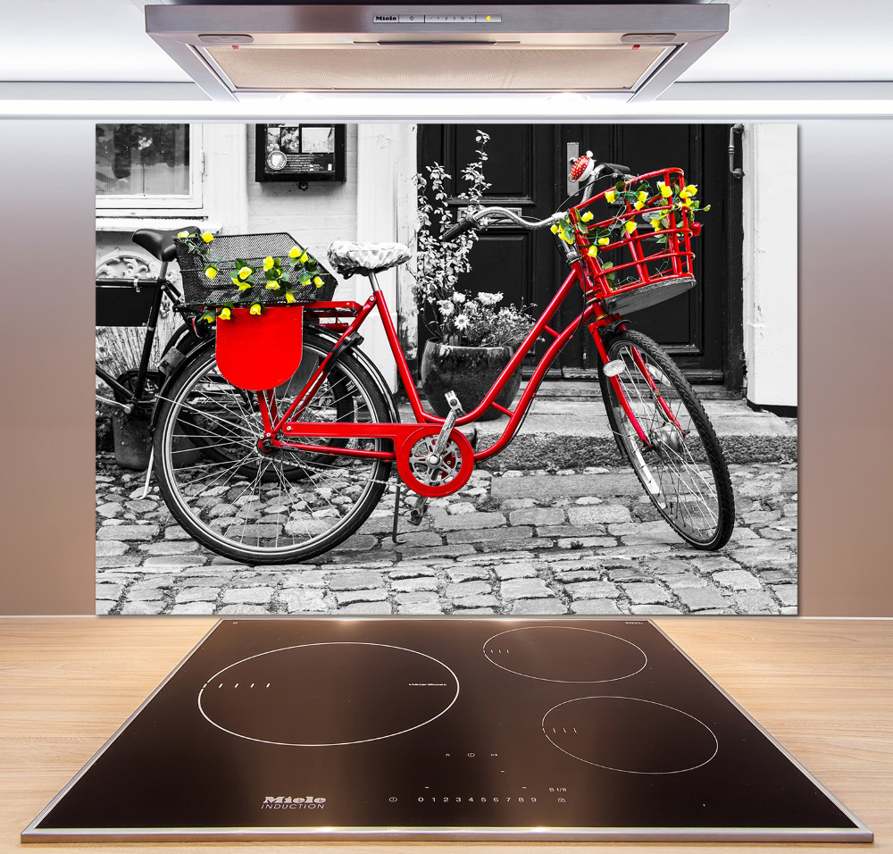 Kitchen splashback City bike