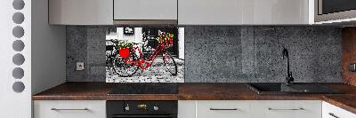 Kitchen splashback City bike