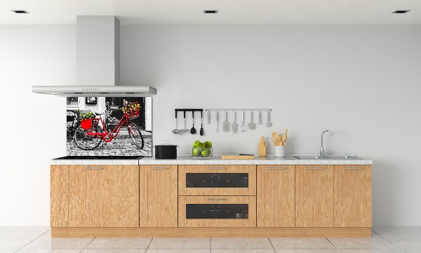 Kitchen splashback City bike