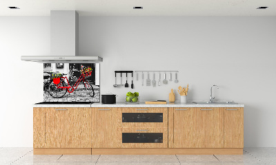 Kitchen splashback City bike