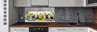 Kitchen splashback Colorful spices