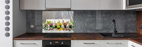 Kitchen splashback Colorful spices