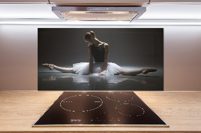 Glass splashback Ballerina