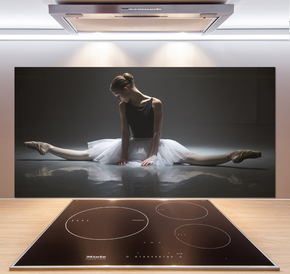 Glass splashback Ballerina