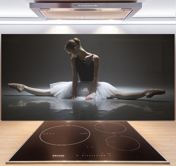 Glass splashback Ballerina