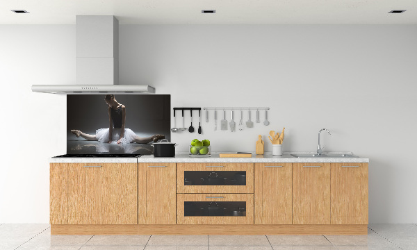 Glass splashback Ballerina