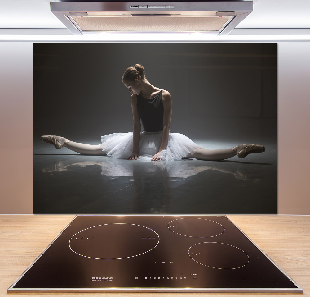 Glass splashback Ballerina