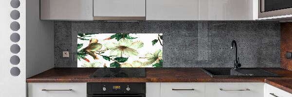 Kitchen splashback Hibiscus flowers