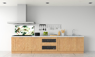 Kitchen splashback Hibiscus flowers