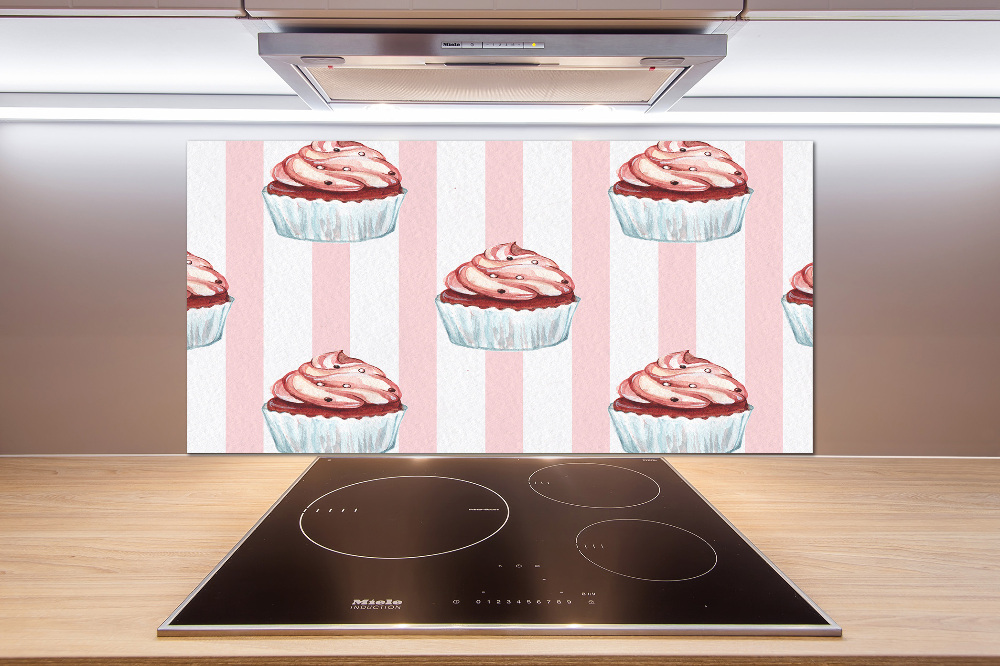 Cooker splashback Cupcakes