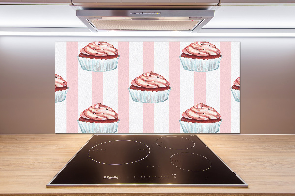 Cooker splashback Cupcakes