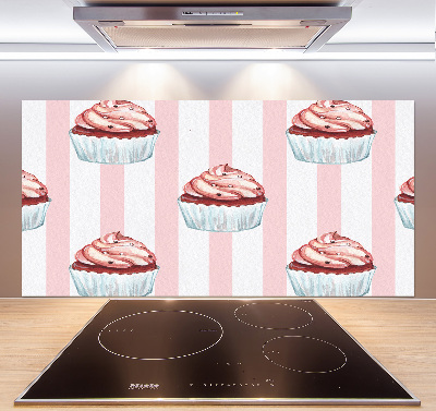 Cooker splashback Cupcakes