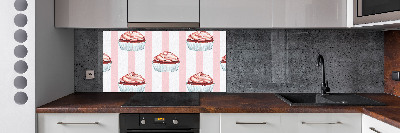 Cooker splashback Cupcakes