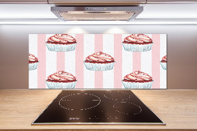 Cooker splashback Cupcakes