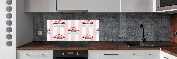 Cooker splashback Cupcakes