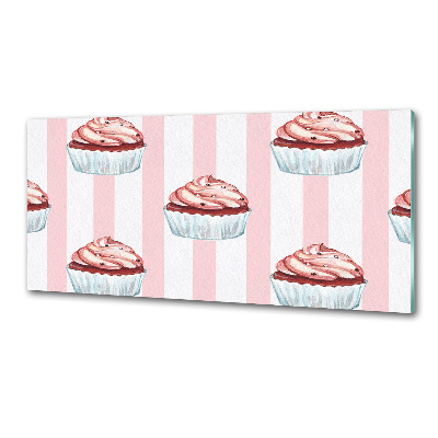 Cooker splashback Cupcakes