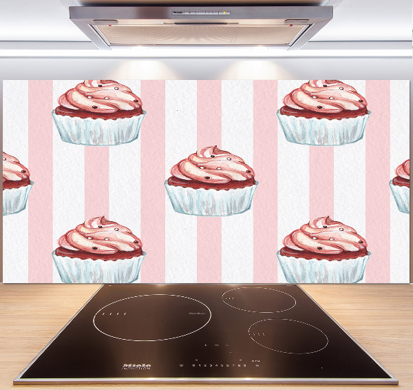 Cooker splashback Cupcakes