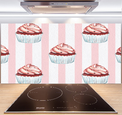 Cooker splashback Cupcakes