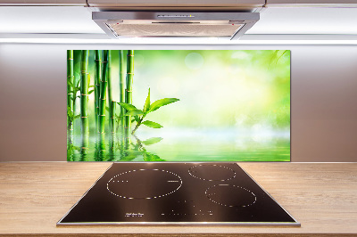 Cooker splashback Bamboo