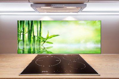 Cooker splashback Bamboo