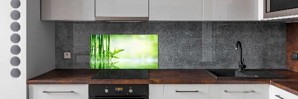 Cooker splashback Bamboo