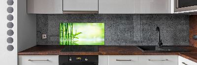 Cooker splashback Bamboo