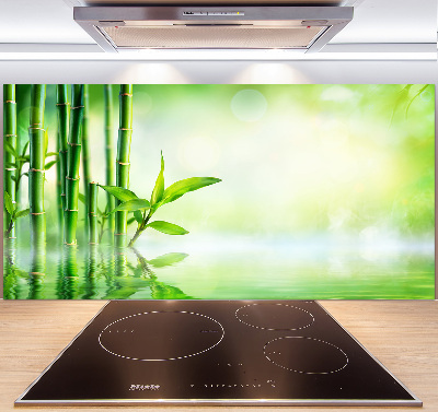 Cooker splashback Bamboo