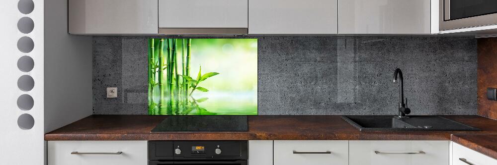 Cooker splashback Bamboo