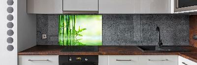 Cooker splashback Bamboo