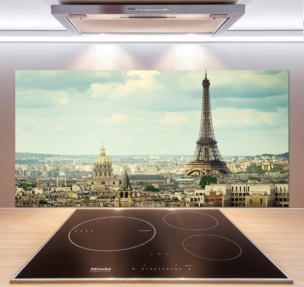 Glass splashback Eiffel Paris tower