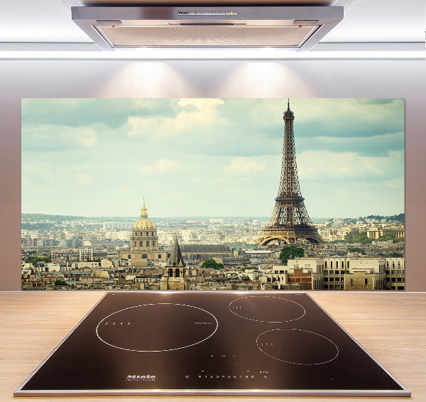 Glass splashback Eiffel Paris tower