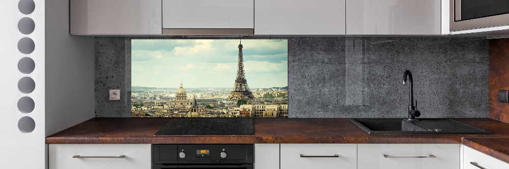 Glass splashback Eiffel Paris tower