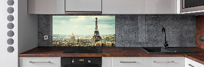 Glass splashback Eiffel Paris tower