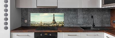 Glass splashback Eiffel Paris tower