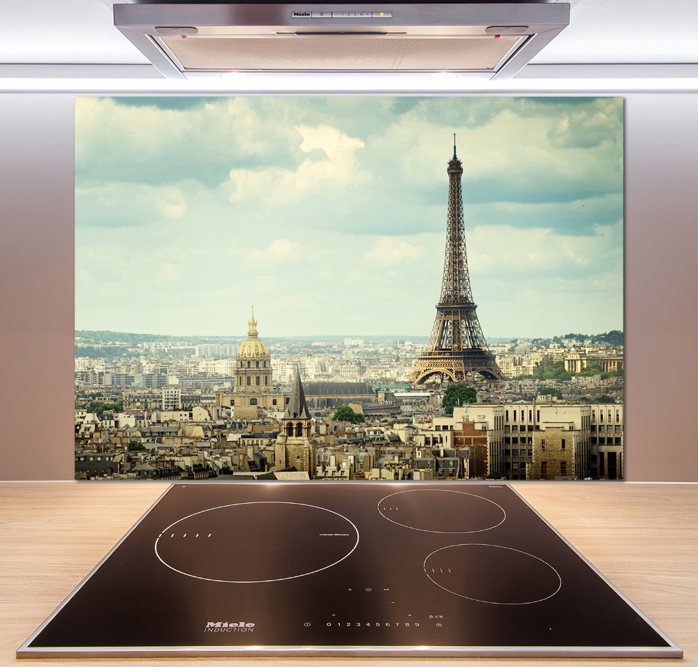 Glass splashback Eiffel Paris tower