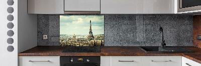 Glass splashback Eiffel Paris tower