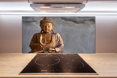 Kitchen splashback Wooden Buddha