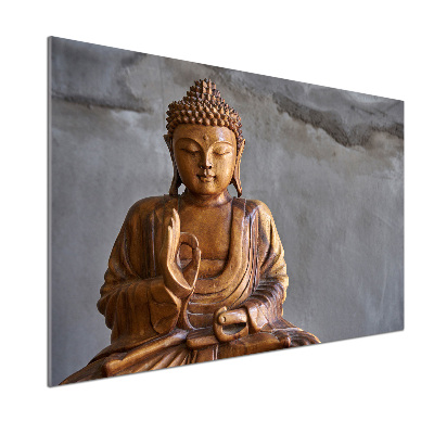 Kitchen splashback Wooden Buddha