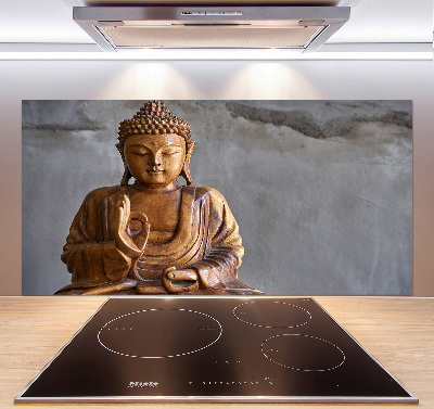 Kitchen splashback Wooden Buddha