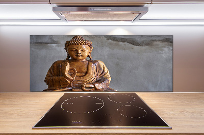 Kitchen splashback Wooden Buddha