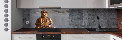 Kitchen splashback Wooden Buddha