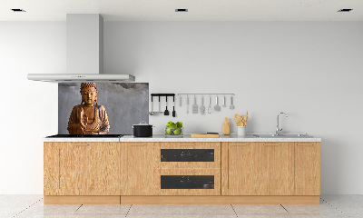 Kitchen splashback Wooden Buddha