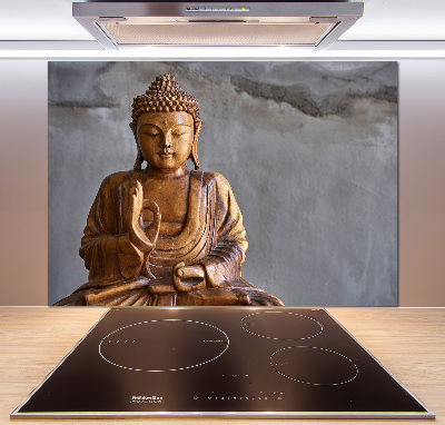 Kitchen splashback Wooden Buddha