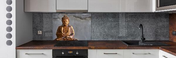 Kitchen splashback Wooden Buddha