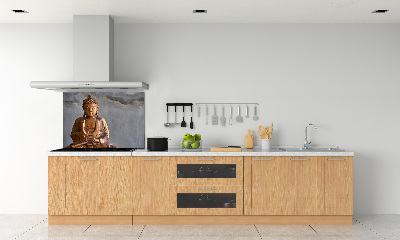 Kitchen splashback Wooden Buddha