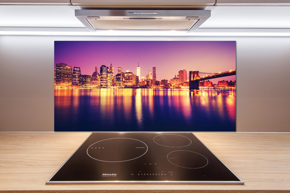 Glass splashback Manhattan New York