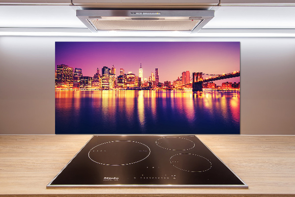 Glass splashback Manhattan New York