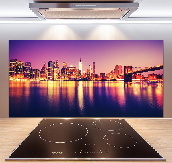 Glass splashback Manhattan New York